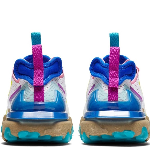 NIKE React Vision in Photon Dust/Hyper Blue - Picture 2 of 8